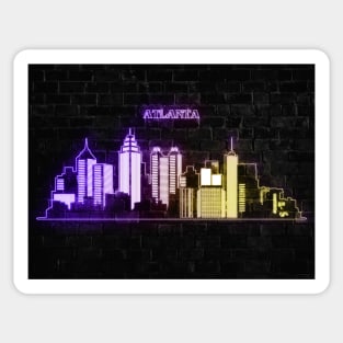 Atlanta skyline Sticker